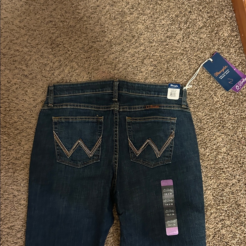 Wrangler Women's Dark Blue Boot Cut Jeans